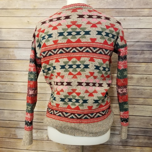 Aeropostale❤ Cute Aztec Design Knit Sweater - Picture 4 of 8